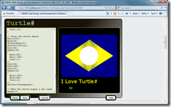 Turtle# Screenshot