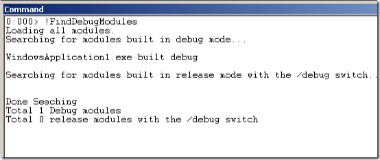 FindDebugModules