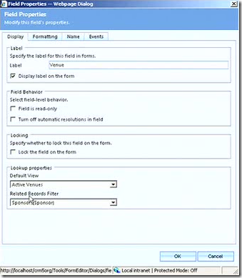 CRM5 Filtered Lookups