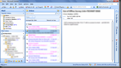 Outlook on netbook with 1024x600