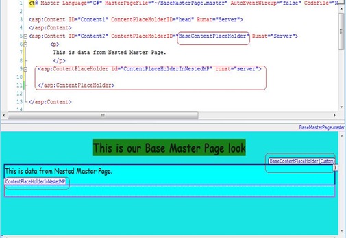 NestedMasterPageWithContentPlaceHolder