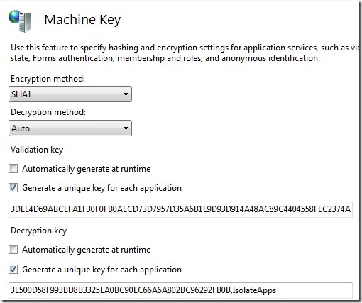 machineKeys