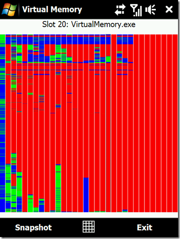 Diamond memory map