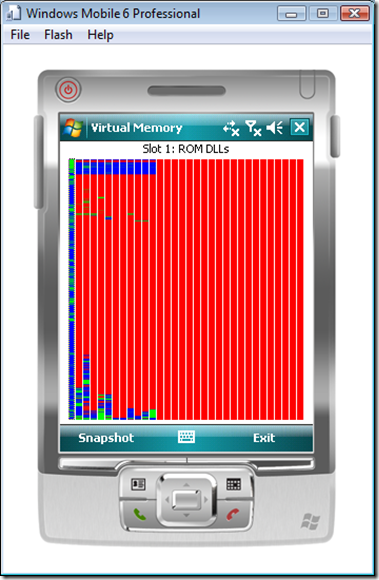 Emulator memory map