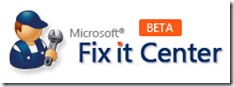 Microsoft Fix it Center