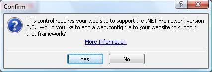 Confirm dialog box