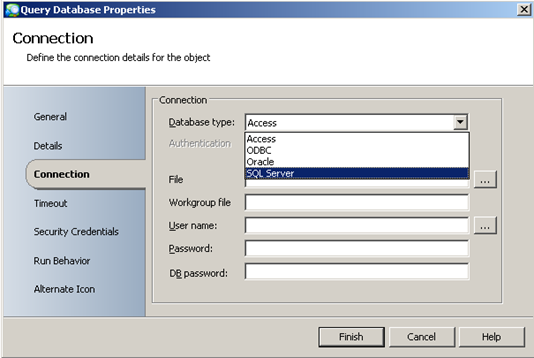 5b database connection