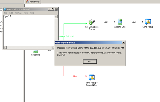 8b failure when server name changed in file