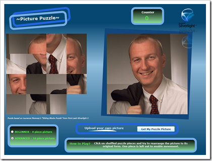 Verschiebe Puzzle in Silverlight