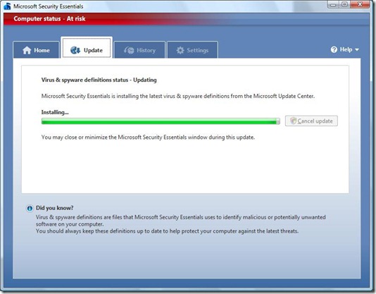 Microsoft Security Essentials