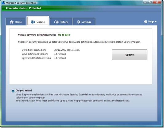 Microsoft Security Essentials