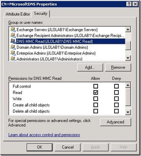 View_MicrosoftDNS_Perms