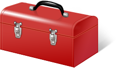 Toolbox tools repair fix Red