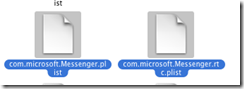 Mac msg plist