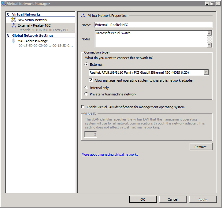 fig2 - Hyper-V Virutal Network Manager