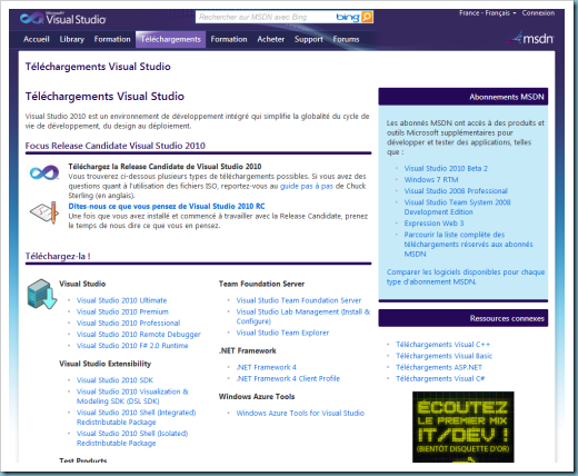 Visual Studio 2010 RC