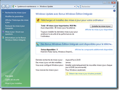 Mises à jour Windwos Vista