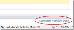 Additional Workflow Data
