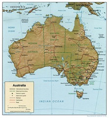 Aussie map