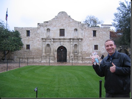 Stanley and I at the shrine