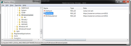 registrywindowsupdate