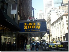 Marquee, Ed Sullivan Theater