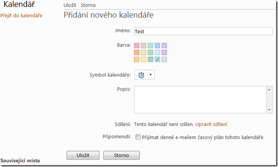 Windows Live Kalendár 